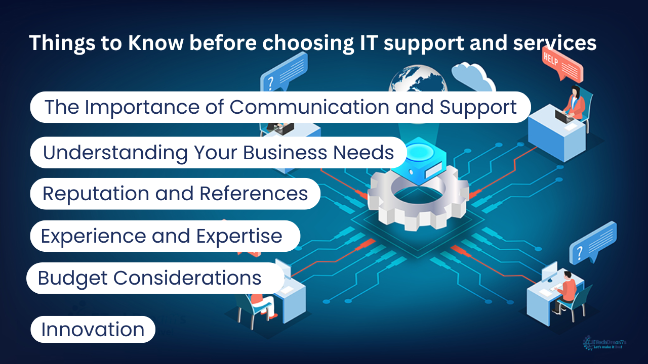 Choosing the Right IT Support and Services Provider for Your Business: Key Considerations and Best Practices